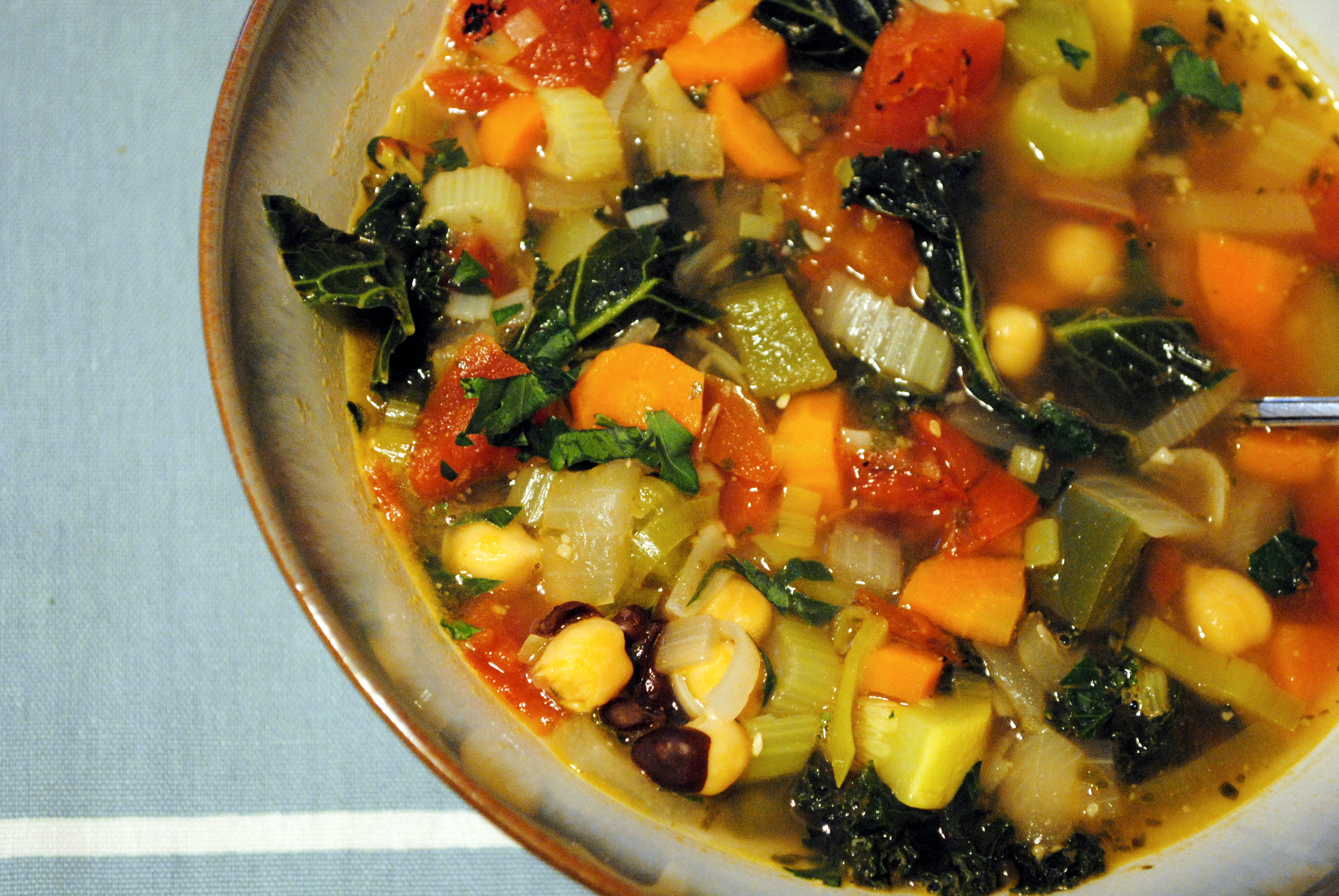 Everything But The Kitchen Sink Vegetable Soup The Cocina