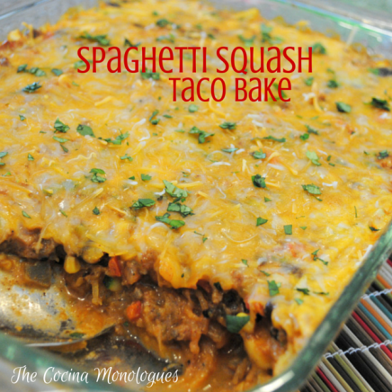 Spaghetti Squash Taco Bake